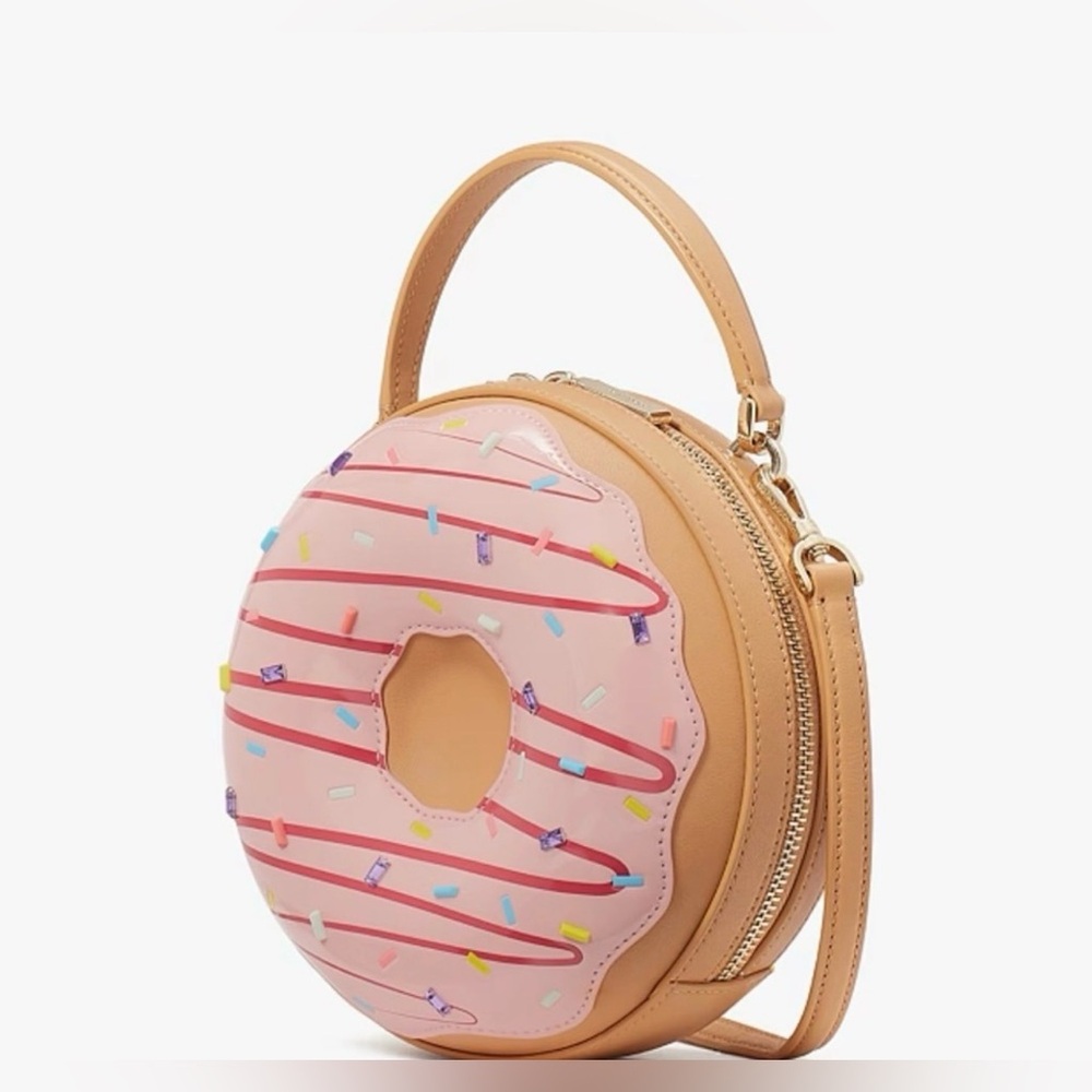 KATE SPADE COFFEE BREAK 3D DOUGHNUT CROSSBODY BAG - Picture 3 of 11